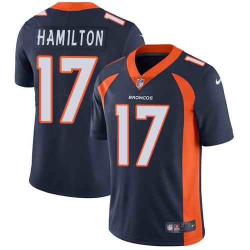 Nike Men & Women & Youth Broncos 17 DaeSean Hamilton Navy Alternate NFL Vapor Untouchable Limited Jersey,We sell and wholesale Nike Men & Women & Youth Broncos 17 DaeSean Hamilton Navy Alternate NFL Vapor Untouchable Limited Jersey on line form chian!